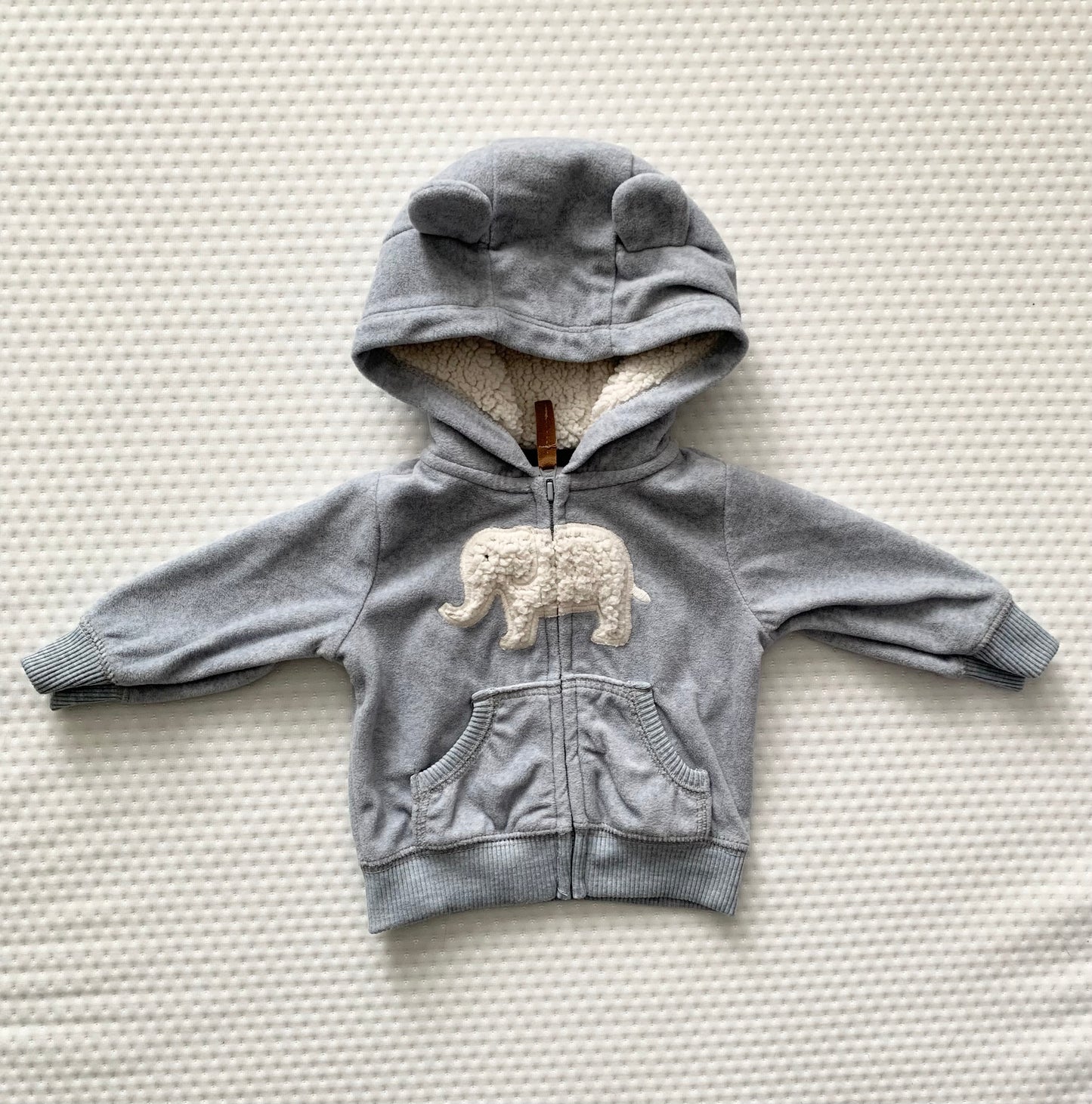 Carters | Elephant Zip Up sweater | 3m