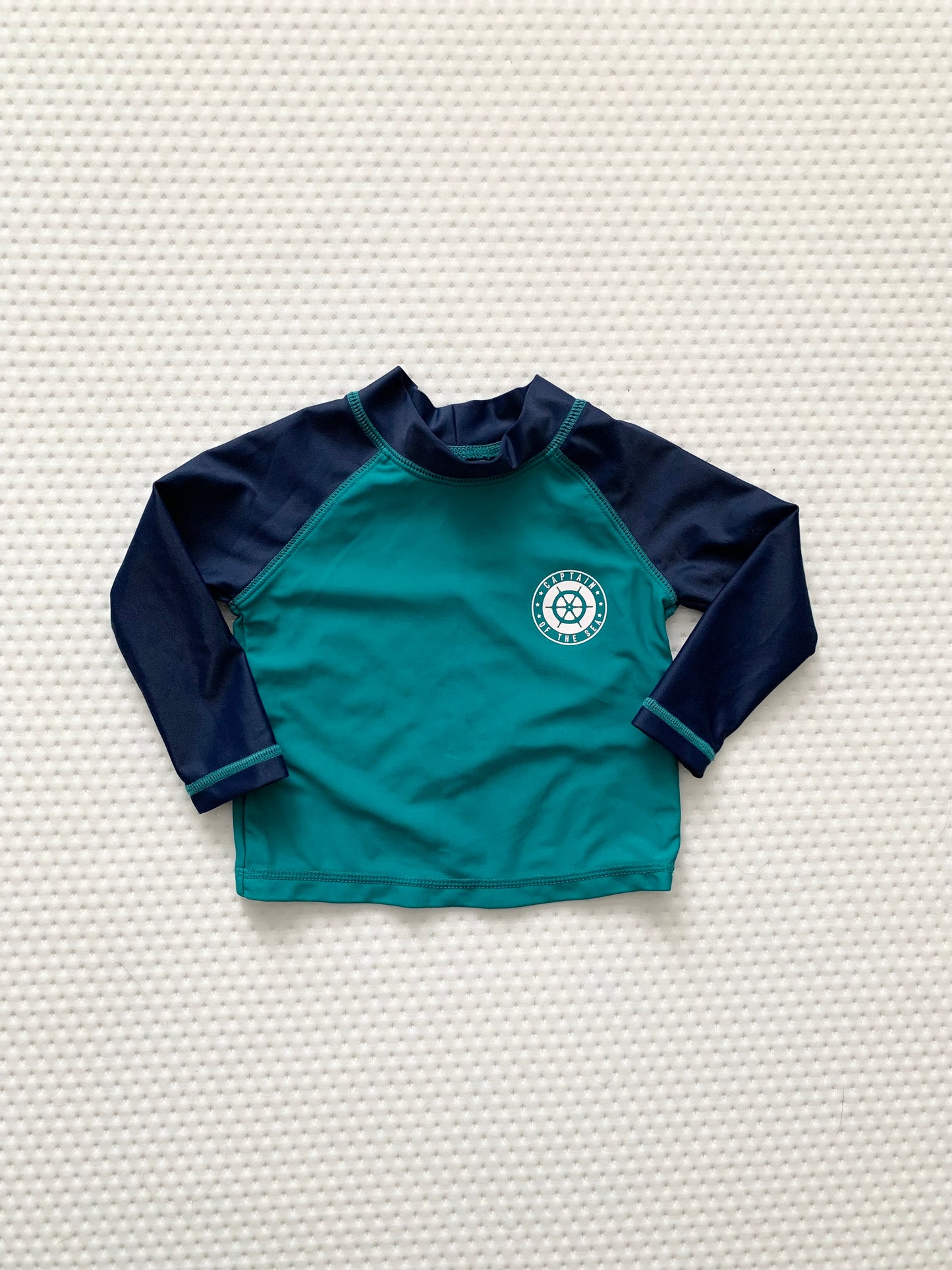 Carters | Teal rash guard | 6m