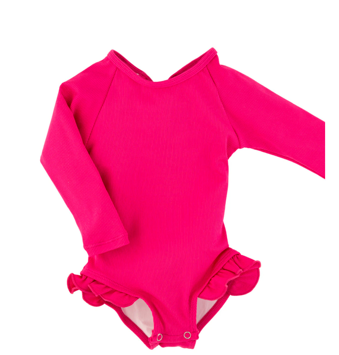 Current Tyed | ruffle rashguard suit