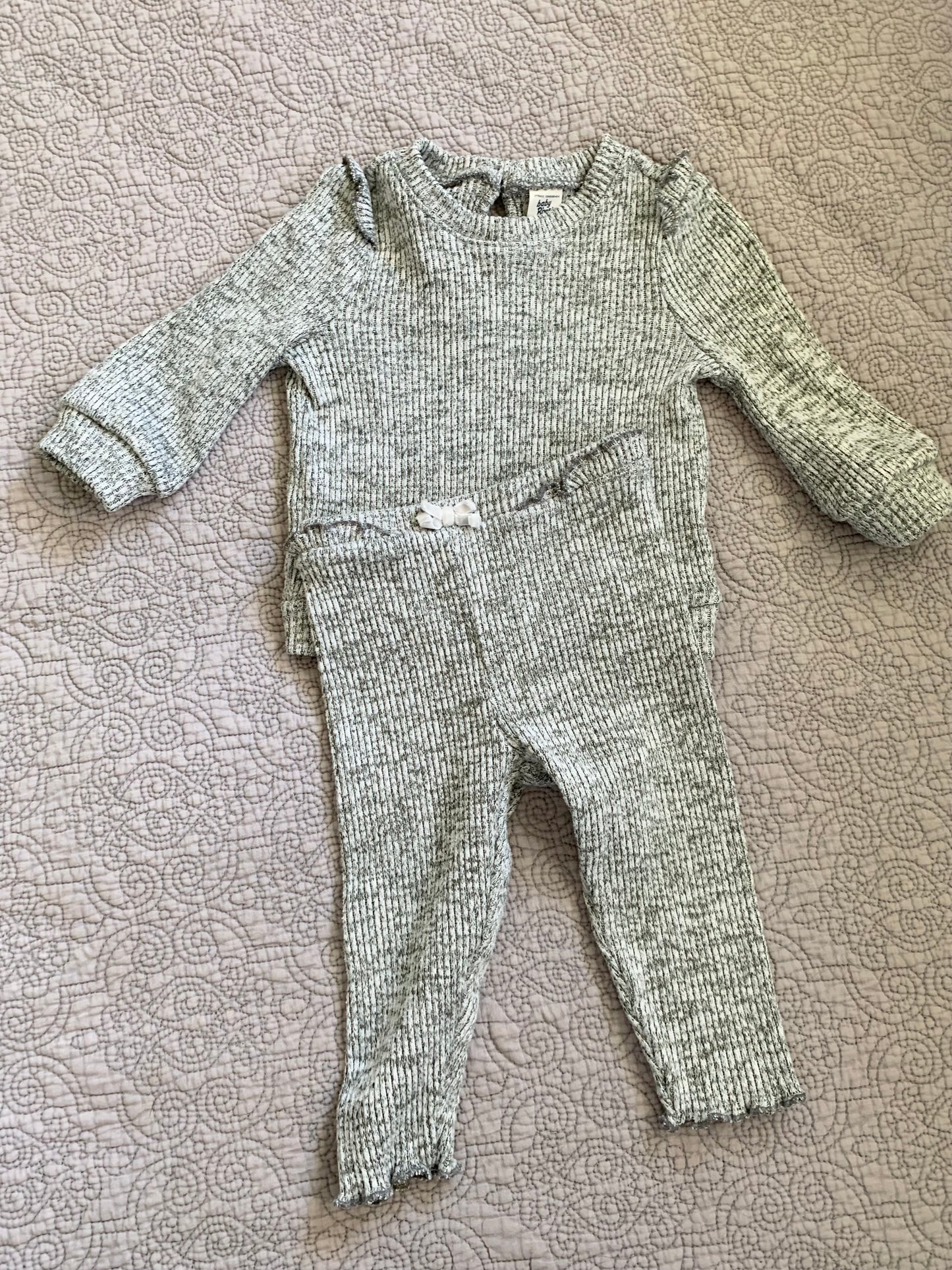 Baby bgosh | Heathered set | 12m