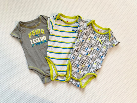 Puma | 3pc onesie set | 12m