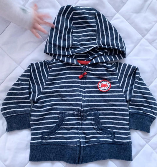 Carters | zip up hoodie | 12m