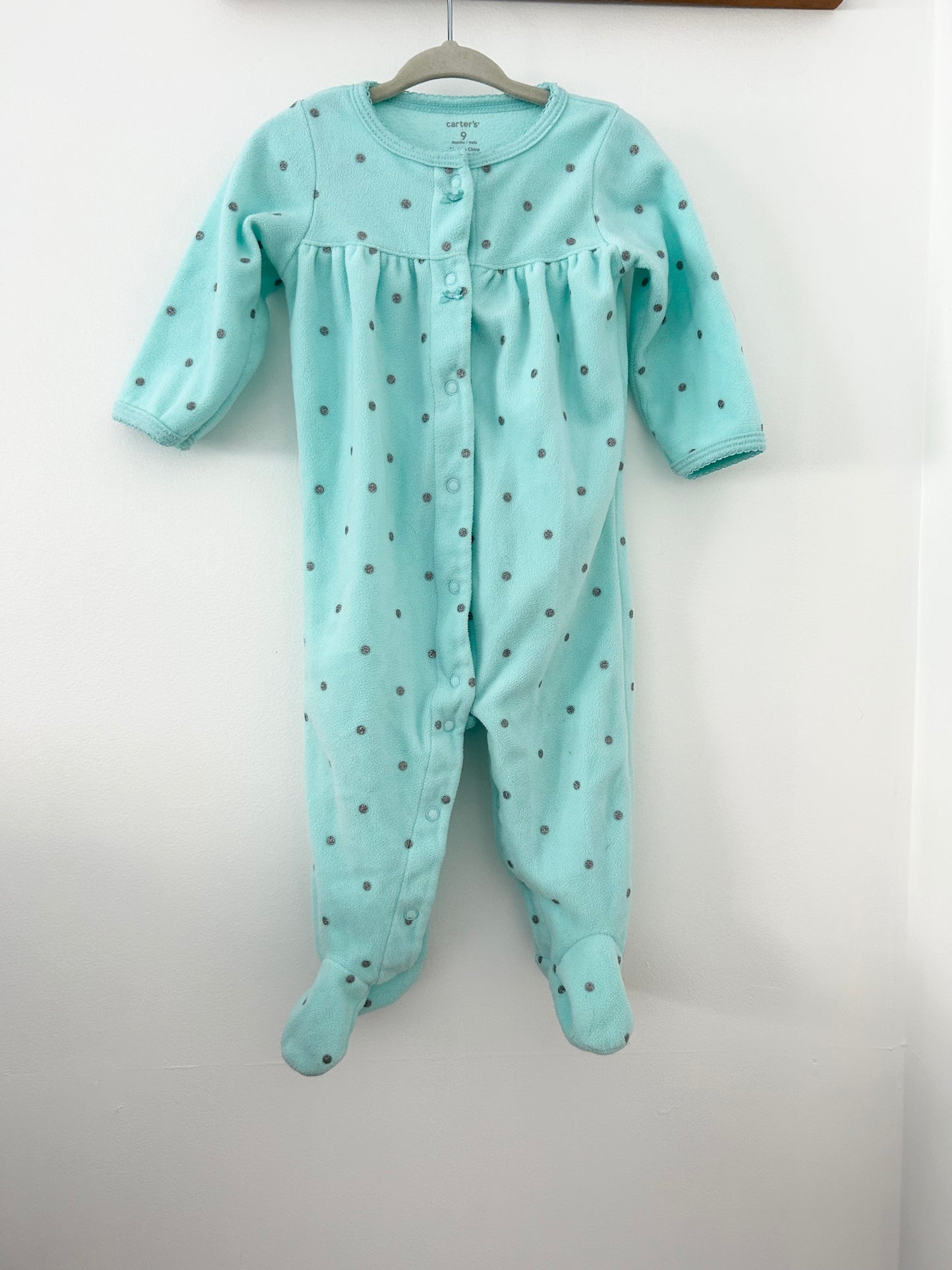 Carters | fleece sleeper | 9m