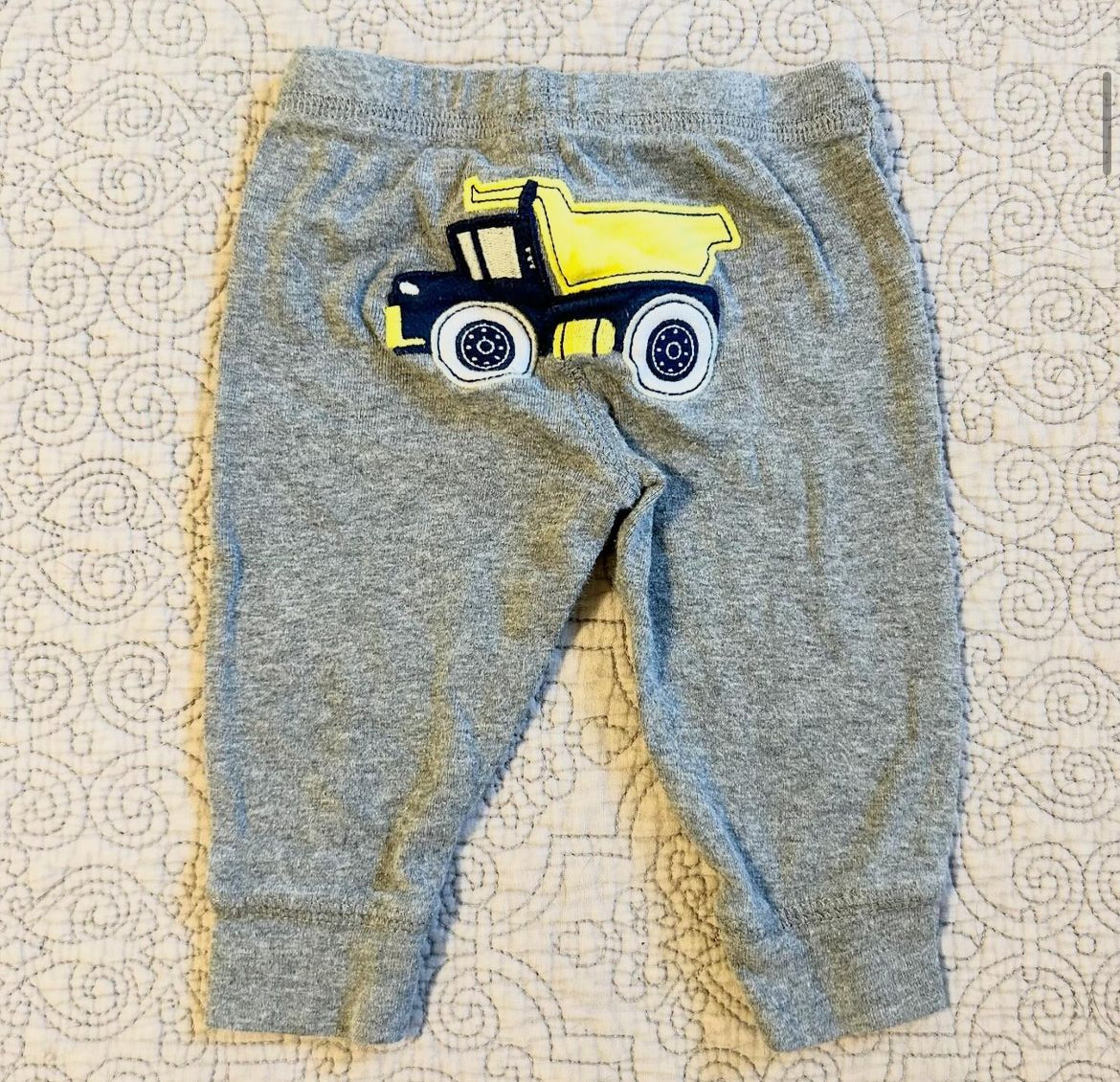 Carters | grey dump truck joggers | 3m