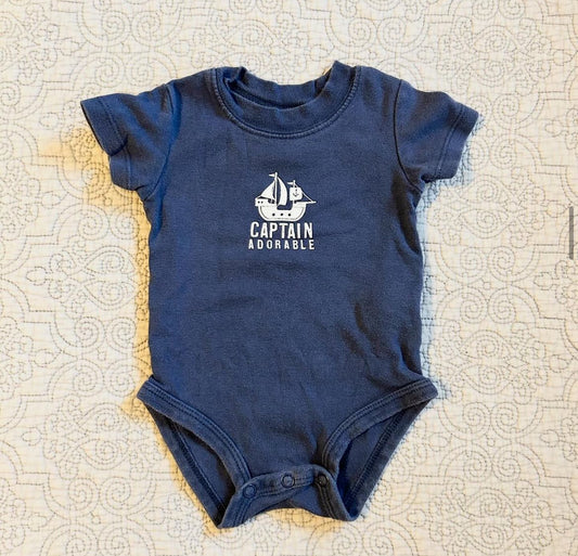 Carters | captain adorable onesie | 3m