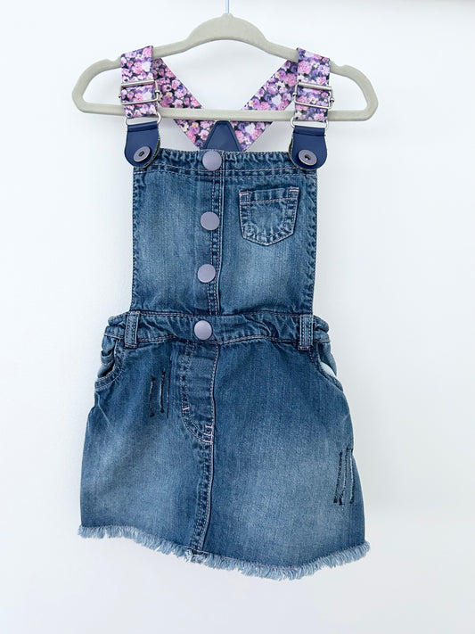 George | denim pinafore | 2T