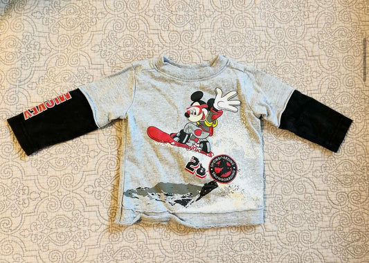 Disney | snowboarding mickey long sleeve | 3m