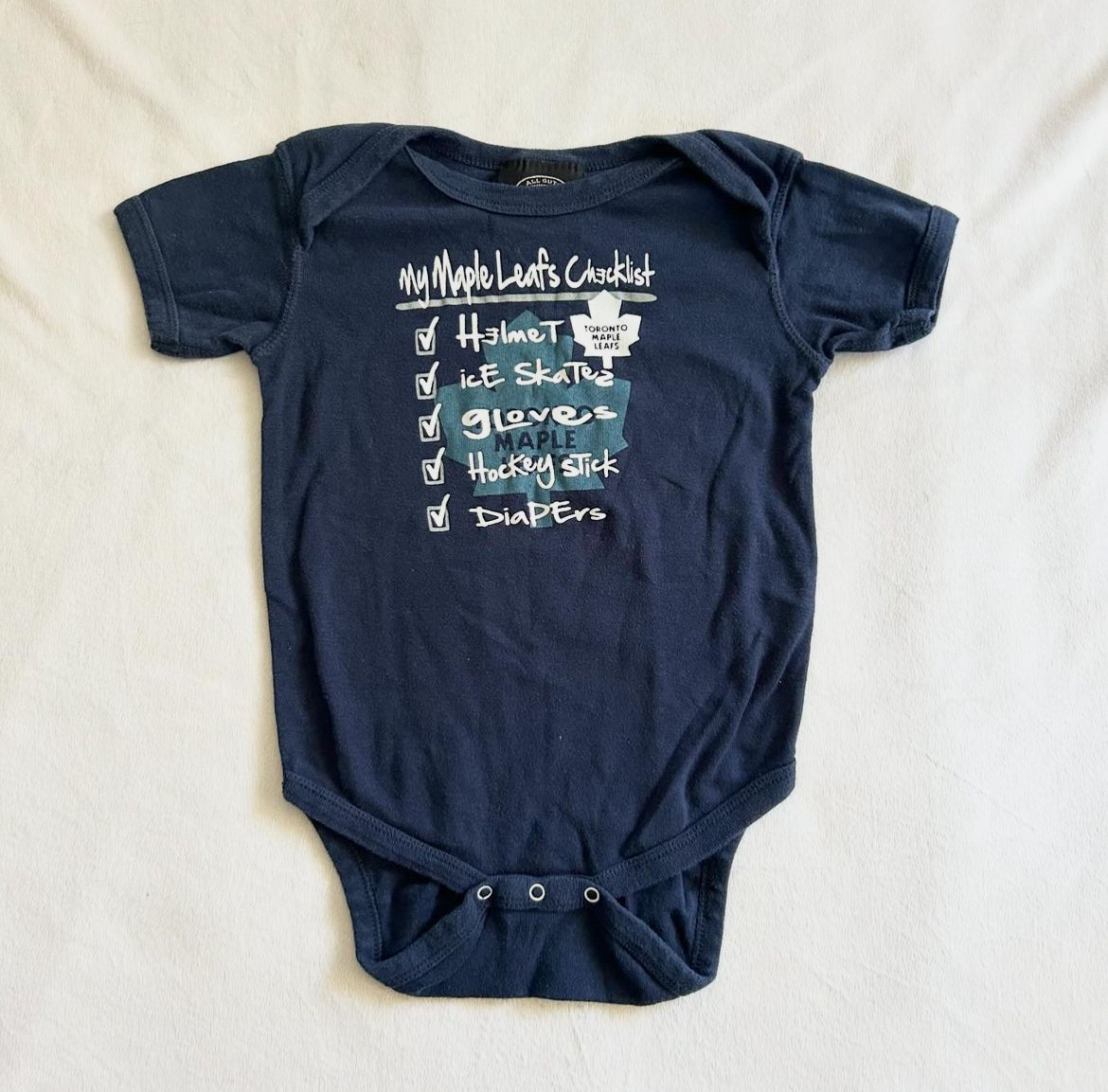 Old time hockey | TML onesie | 24m