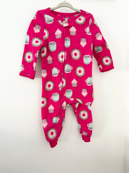 Carters | fleece sleeper | 12m