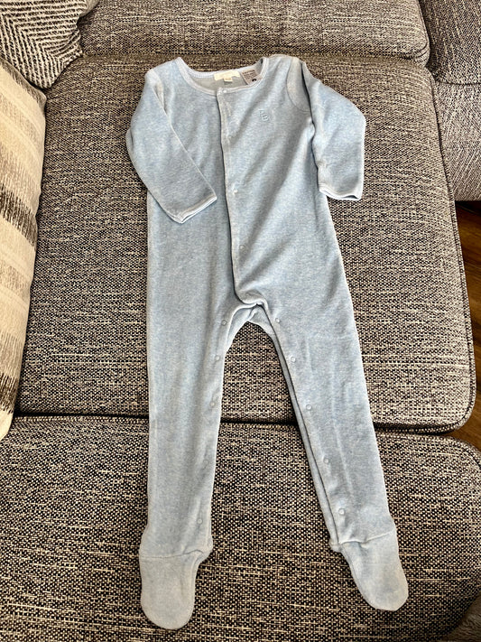 Pure Baby | blue Snap Sleeper | 18m